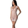 Passion - Bs097 Bodystocking Blanco Talla Única de Passion Woman Bodystockings | Piumer