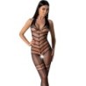 Passion - Bs100 Bodystocking Negro Talla Única de Passion Woman Bodystockings | Piumer