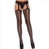 Leg Avenue - Medias De Red Y Liguero Negro de Leg Avenue Hosiery | Piumer