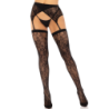 Leg Avenue - Medias Encaje & Liguero Negro de Leg Avenue Hosiery | Piumer