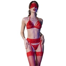 Chilirose - Cr 4467 Set Cuatro Piezas Rojo de Chilirose Sets - Talla S/M | Piumer