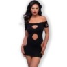 Chilirose - Cr 4671 Vestido Negro de Chilirose Dresses - Talla S/M | Piumer