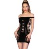 Chilirose - Cr 4711 Vestido Negro de Chilirose Dresses - Talla S/M | Piumer