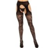 Leg Avenue - Medias De Liguero Encaje Negro de Leg Avenue Hosiery | Piumer
