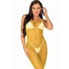 Leg Avenue - Vestido De Rejilla Largo Amarillo Talla Única de Leg Avenue Dresses | Piumer