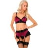 Livco Corsetti Fashion - Nahir Lc 20214 Sujetador + Panty + Liguero de Livco Corsetti Sets - Talla S/M | Piumer