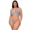 Subblime - 957636 Conjunto Sujetador Y Panties Con Bordados De Flores Celeste de Subblime Sets - Talla L/XL | Piumer