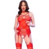 Chilirose - Cr 4879 Body Crotchless Rojo de Chilirose Bodies - Talla M | Piumer
