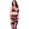 Chilirose - Cr 4883 Set Cuatro Piezas Negro de Chilirose Sets - Talla M | Piumer