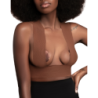 Bye-Bra - Body Cinta 5 M X 6.5 Cm + 3 Pares De Pezoneras Marrón de Bye Bra - Tapes | Piumer