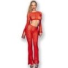 Chilirose - Cr 4648 Top & Pantalon Rojo S de Chilirose Sets - Talla L | Piumer