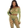 Leg Avenue - Top & Leggins Hardcore Verde de Leg Avenue Sets | Piumer