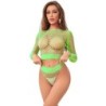 Subblime - 952211 Set De Rejilla 2 Piezas De Manga Larga Verde Talla Única de Subblime Sets | Piumer