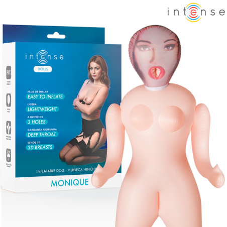 Monique Muñeca Hinchable Con Tres Orificios de Intense Dolls | Piumer