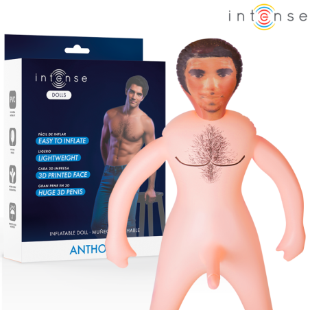 Anthony Muñeco Hinchable Pene 3D de Intense Dolls | Piumer