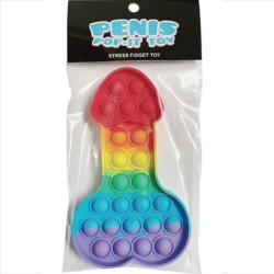 Juguete Antiestres Penis Pop-It Multicolor de Kheper Games | Piumer
