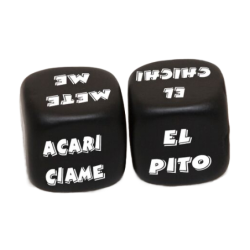 2 Dados Acción Y Parte Del Cuerpo de Diablo Picante | Piumer