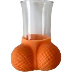 Vaso Chupito Cristal Con Huevos Natural de Diablo Picante | Piumer