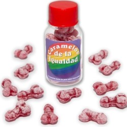 12 Caramelos De La Igualdad Forma Pene Fresa/Cereza de Diablo Picante | Piumer