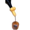 Decantador De Vino Forma Pene Dorado de Diablo Picante | Piumer