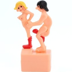 Muñeco Broma Postura Sexual Por Detrás Con Cuerda de Diablo Picante | Piumer