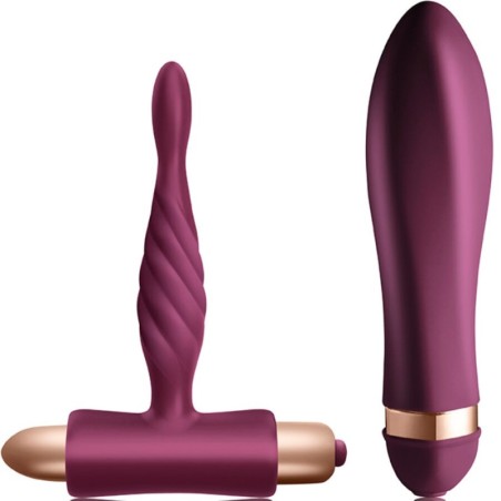 Dare Kit Vibrador Trenzado + Plug Anal Principiantes de Climaximum | Piumer