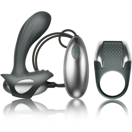 Excite Kit Anillo Para Pene + Masajeador Próstata Con Cable de Climaximum | Piumer