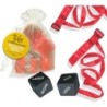 Kit Bolsa Organza Ataduras Rojo de Inedit | Piumer