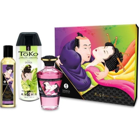 Shunga - Kit Fruity Kisses Collection de Shunga Kits | Piumer