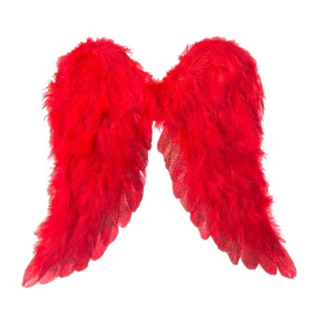 Alas de arcángel rojo