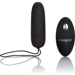 Huevo Vibrador De Silicona Con Mando Negro de Calexotics | Piumer Erotic