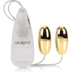 Balas Vibradoras Doradas Duo Gold de Calexotics | Piumer Erotic