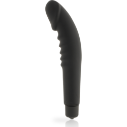 Realistic  Pleasure Vibrador Silicona Negro de Dolce Vita | Piumer Erotic