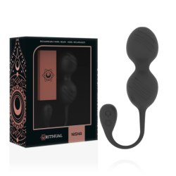 Ritual Nisha Bolas Kegel Recargables Vibradoras Negro | Piumer Erotic