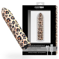 Bala Recargable Leopard 10 Intensidades de Custom Bullets | Piumer Erotic
