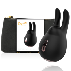 Coquette Chic Desire - Estimulador Clítoris Negro / Gold Conejo | Piumer Erotic
