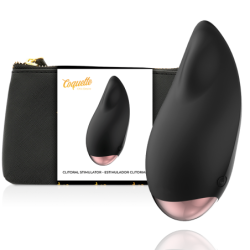 Coquette Chic Desire - Estimulador Clítoris Negro / Gold Gota | Piumer Erotic