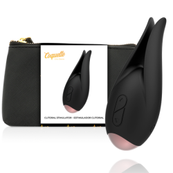 Coquette Chic Desire - Estimulador Clítoris Negro / Gold Flor | Piumer Erotic