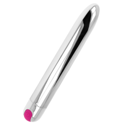 Ohmama - Vibrador Silver Recargable 10 Modos 18.5 Cm | Piumer Erotic