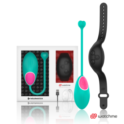Huevo Control Remoto Technology Watchme Agua Marina / Azabache de Wearwatch | Piumer Erotic