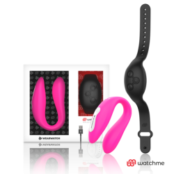 Vibrador Dual Technology Watchme Fucsia /Azabache de Wearwatch | Piumer Erotic