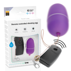 Huevo Vibrador Con Mando Control Remoto Lila de Online | Piumer Erotic