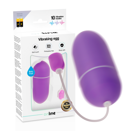 Huevo Vibrador Waterproof Lila de Online | Piumer Erotic