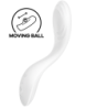 Satisfyer - Rrrolling Pleasure Vibrador Punto G Blanco | Piumer Erotic