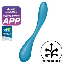Satisfyer - G-Spot Flex 5 Multi Vibrador Azul | Piumer Erotic