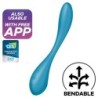 Satisfyer - G-Spot Flex 5 Multi Vibrador Azul | Piumer Erotic