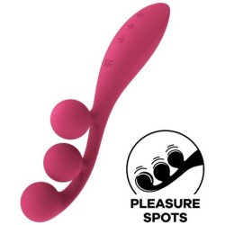 Satisfyer - Tri Ball 1 Multi Vibrador Rojo | Piumer Erotic