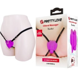 Pretty Love - Masajeador De Clítoris Heartbeat 10 Modos De Vibración Morado | Piumer Erotic