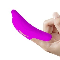 Delphini Poderoso Estimulador De Dedo Morado de Pretty Love | Piumer Erotic