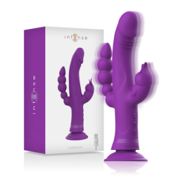 Intense - Casanova Vibrador Rabbit Silicona Triple Motor Morado | Piumer Erotic